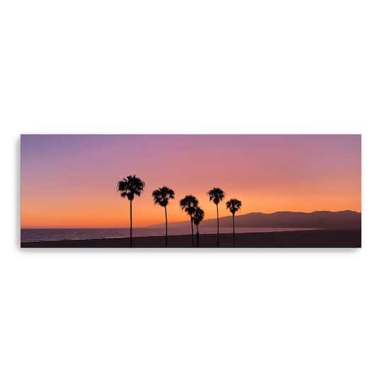 Sunset on Santa Monica Canvas Giclee